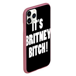 Чехол iPhone 11 Pro матовый It's Britney Bitch, цвет: 3D-малиновый — фото 2