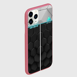 Чехол iPhone 11 Pro матовый Detroit: RK800 Grey Style, цвет: 3D-малиновый — фото 2