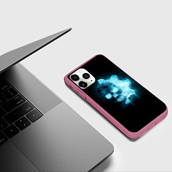 Чехол iPhone 11 Pro матовый Gears of War: Death Shadow, цвет: 3D-малиновый — фото 2