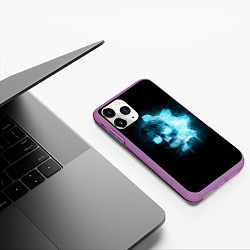 Чехол iPhone 11 Pro матовый Gears of War: Death Shadow, цвет: 3D-фиолетовый — фото 2