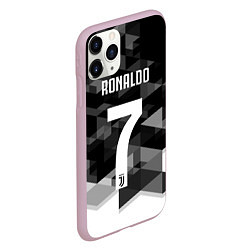 Чехол iPhone 11 Pro матовый CRonaldo 7, цвет: 3D-розовый — фото 2