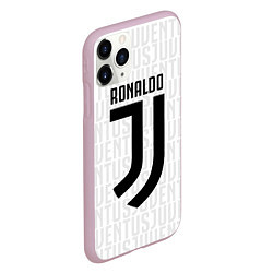 Чехол iPhone 11 Pro матовый Ronaldo 7: White Sport, цвет: 3D-розовый — фото 2