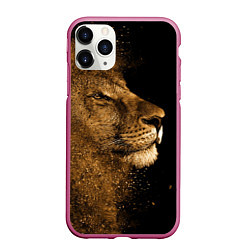 Чехол iPhone 11 Pro матовый Песчаный лев