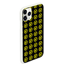 Чехол iPhone 11 Pro матовый 21 Pilots: Symbol Pattern, цвет: 3D-белый — фото 2