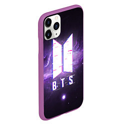 Чехол iPhone 11 Pro матовый BTS: Violet Space, цвет: 3D-фиолетовый — фото 2