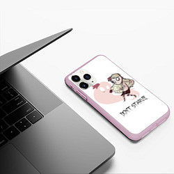 Чехол iPhone 11 Pro матовый Don't Starve: Wendy, цвет: 3D-розовый — фото 2