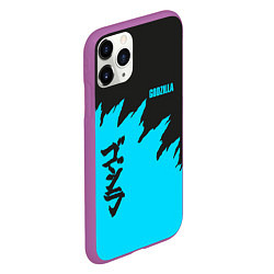Чехол iPhone 11 Pro матовый GODZILLA, цвет: 3D-фиолетовый — фото 2