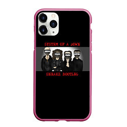 Чехол iPhone 11 Pro матовый System Of A Down - Sneakz Bootleg