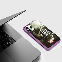 Чехол iPhone 11 Pro матовый The Last of Us: Guitar Music, цвет: 3D-фиолетовый — фото 2