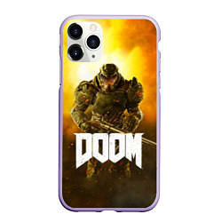 Чехол iPhone 11 Pro матовый DOOM: Soldier