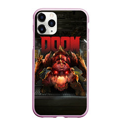 Чехол iPhone 11 Pro матовый DOOM: Pinky Monster, цвет: 3D-розовый