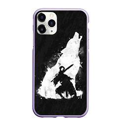 Чехол iPhone 11 Pro матовый Dark Souls: Howling Wolf