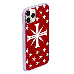 Чехол iPhone 11 Pro матовый Far Cry 5: Red Cult, цвет: 3D-светло-сиреневый — фото 2