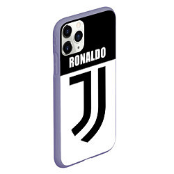 Чехол iPhone 11 Pro матовый Ronaldo Juve, цвет: 3D-серый — фото 2