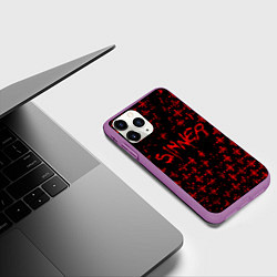 Чехол iPhone 11 Pro матовый Far Cry 5: Sinner, цвет: 3D-фиолетовый — фото 2