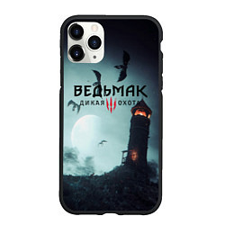 Чехол iPhone 11 Pro матовый Ведьмак: Дикая охота, цвет: 3D-черный