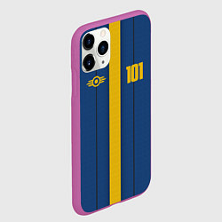 Чехол iPhone 11 Pro матовый Fallout: Vault 101, цвет: 3D-фиолетовый — фото 2