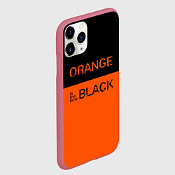 Чехол iPhone 11 Pro матовый Orange Is the New Black, цвет: 3D-малиновый — фото 2