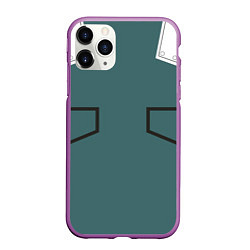 Чехол iPhone 11 Pro матовый MHA IZUKU MIDORIYA