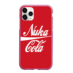 Чехол iPhone 11 Pro матовый Nuka Cola, цвет: 3D-малиновый