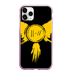 Чехол iPhone 11 Pro матовый 21 Pilots: Yellow Bird, цвет: 3D-розовый