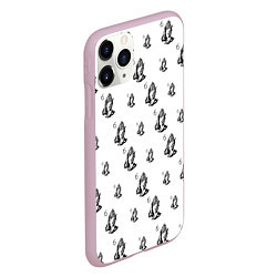 Чехол iPhone 11 Pro матовый Drake - six, цвет: 3D-розовый — фото 2