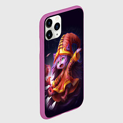 Чехол iPhone 11 Pro матовый Lulu League of Legends, цвет: 3D-фиолетовый — фото 2