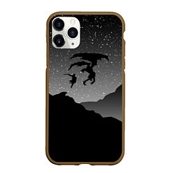 Чехол iPhone 11 Pro матовый TES: Nightmare