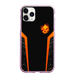 Чехол iPhone 11 Pro матовый Cyberpunk 2077: Samurai Style, цвет: 3D-розовый