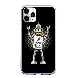 Чехол iPhone 11 Pro матовый Kill All Humans