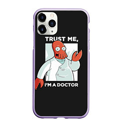 Чехол iPhone 11 Pro матовый Zoidberg: Trust Me