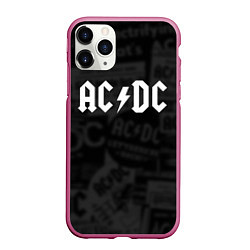 Чехол iPhone 11 Pro матовый AC/DC: Black Rock