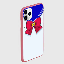 Чехол iPhone 11 Pro матовый Девочка-матроска, цвет: 3D-малиновый — фото 2