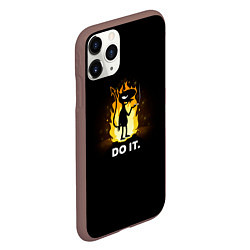 Чехол iPhone 11 Pro матовый Disenchantment: Do it, цвет: 3D-коричневый — фото 2