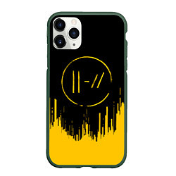 Чехол iPhone 11 Pro матовый 21 Pilots: Black Side, цвет: 3D-темно-зеленый