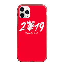 Чехол iPhone 11 Pro матовый Happy New Year 2019