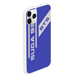 Чехол iPhone 11 Pro матовый BTS: Suga 93, цвет: 3D-белый — фото 2