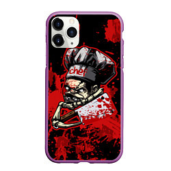 Чехол iPhone 11 Pro матовый Pudge Chef