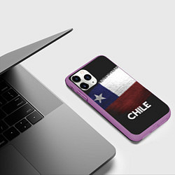 Чехол iPhone 11 Pro матовый Chile Style, цвет: 3D-фиолетовый — фото 2
