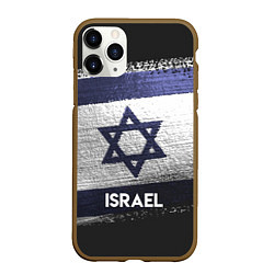 Чехол iPhone 11 Pro матовый Israel Style, цвет: 3D-коричневый
