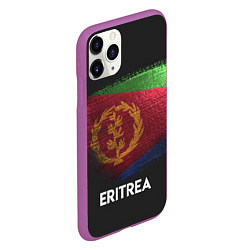 Чехол iPhone 11 Pro матовый Eritrea Style, цвет: 3D-фиолетовый — фото 2