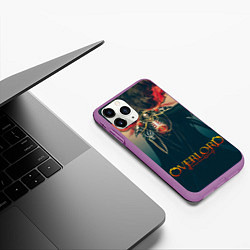 Чехол iPhone 11 Pro матовый Momonga Overlord, цвет: 3D-фиолетовый — фото 2