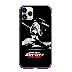 Чехол iPhone 11 Pro матовый Sin City: Nancy, цвет: 3D-фиолетовый