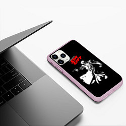 Чехол iPhone 11 Pro матовый Sin City: Marv, цвет: 3D-розовый — фото 2