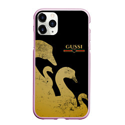 Чехол iPhone 11 Pro матовый GUSSI: Gold Edition