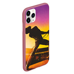 Чехол iPhone 11 Pro матовый Bohemian Rhapsody, цвет: 3D-малиновый — фото 2