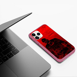 Чехол iPhone 11 Pro матовый STALKER 2, цвет: 3D-малиновый — фото 2