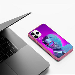 Чехол iPhone 11 Pro матовый Мэттью Бэллами, цвет: 3D-малиновый — фото 2