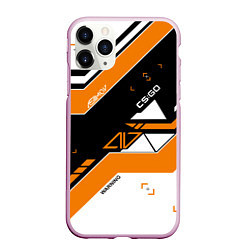 Чехол iPhone 11 Pro матовый CS:GO Asiimov Inverted, цвет: 3D-розовый