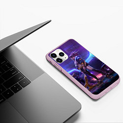 Чехол iPhone 11 Pro матовый Akali KDA, цвет: 3D-розовый — фото 2